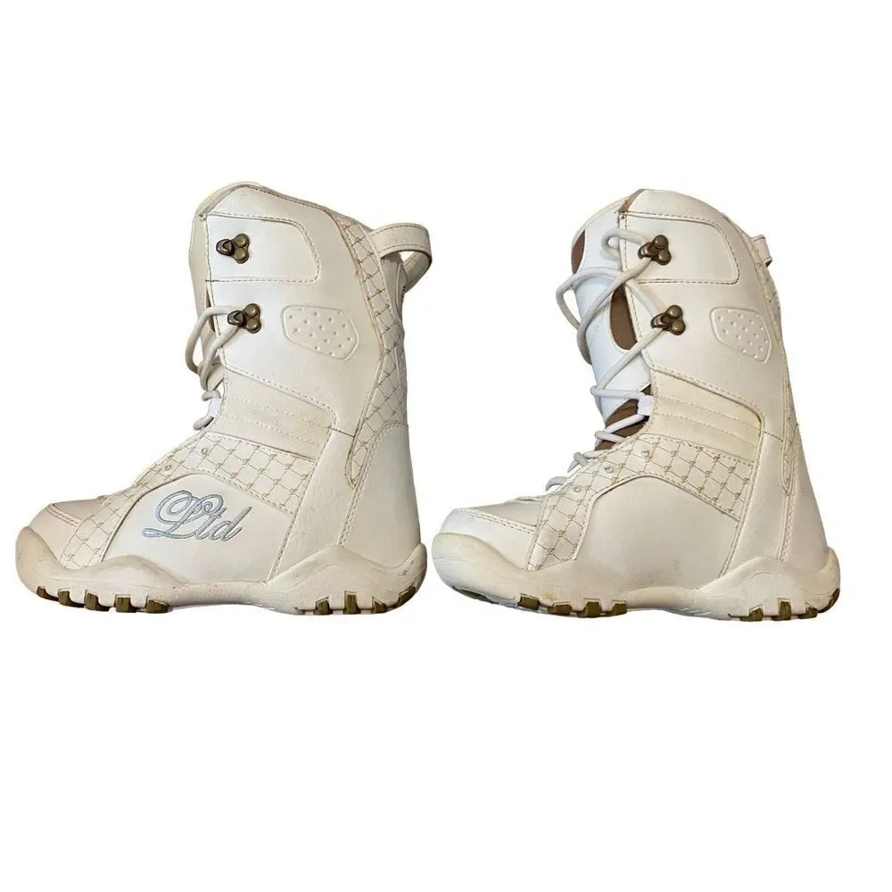 Ltd Snow Rhinestone Embellished Snowboarding Boots Youth 5 Winter Girls